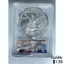 2019 Silver Eagle PCGS MS70