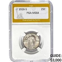 1926-S Standing Liberty Quarter PGA MS64