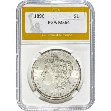1896 Morgan Silver Dollar PGA MS64