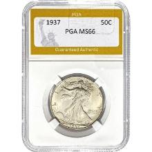 1937 Walking Liberty Half Dollar PGA MS6