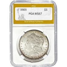 1903 Morgan Silver Dollar PGA MS67