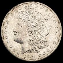 1884-S Morgan Silver Dollar CHOICE AU