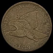 1858 Flying Eagle Cent LIGHTLY CIRCULATED