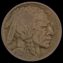 1914-D Buffalo Nickel LIGHTLY CIRCULATED