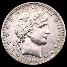 1900-O Barber Quarter CHOICE AU