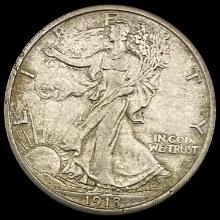 1918-S Walking Liberty Half Dollar UNCIRCULATED