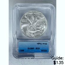 2016 Silver Eagle ICG MS70