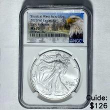 2023(W) Silver Eagle NGC MS70