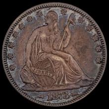 1873 Seated Liberty Half Dollar UNCIRCULATED