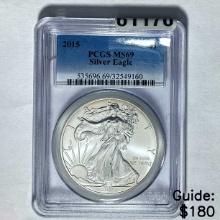 2015 Silver Eagle PCGS MS69