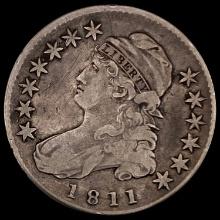 1811 Capped Bust Half Dollar NICELY CIRCULATED