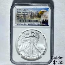 2021 Silver Eagle NGC MS70