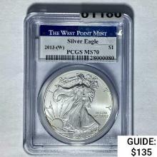 2013-(W) Silver Eagle PCGS MS70