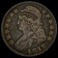 1812 Capped Bust Half Dollar LIGHTLY CIRCULATED