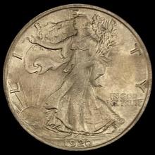 1920 Walking Liberty Half Dollar CLOSELY UNCIRCULATED
