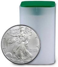 [20] 1986 American Silver Eagle Roll GEM BU