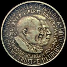 1952 George Washington Carver Half Dolla LIGHTLY CIRCULATED