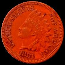 1881 Indian Head Cent CHOICE AU