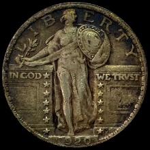 1920 Standing Liberty Quarter NEARLY UNCIRCULATED