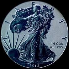 2012-S American Silver Eagle CHOICE PROOF