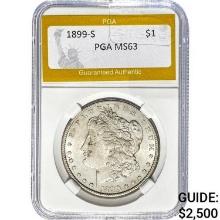 1899-S Morgan Dollar PGA MS63