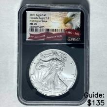 2021 Silver Eagle NGC MS 70