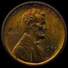1909 Lincoln Wheat Cent GEM BU
