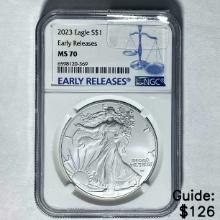 2023 Silver Eagle NGC MS 70