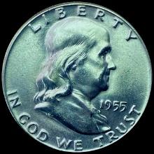 1955 Franklin Half Dollar CHOICE BU