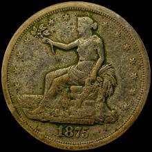 1875-S Trade Dollar LIGHTLY CIRCULATED