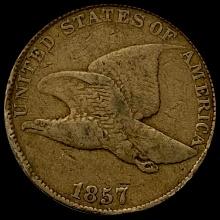 1857 Flying Eagle Cent LIGHTLY CIRCULATED