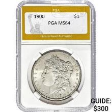 1900 Morgan Silver Dollar PGA MS64
