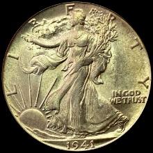 1941 Walking Liberty Half Dollar NEARLY UNCIRCULATED