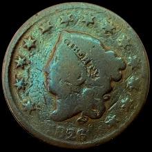 1838 Coronet Head Large Cent LIGHTLY CIRCULATED