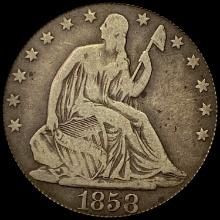 1858-O Seated Liberty Half Dollar LIGHTLY CIRCULATED