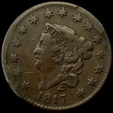 1817 Coronet Head Large Cent LIGHTLY CIRCULATED
