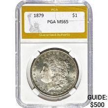 1879-S Morgan Dollar PGA MS65