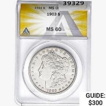 1903 Morgan Silver Dollar ANACS MS60