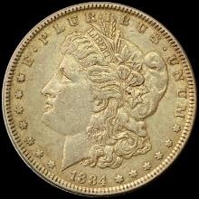 1884 Morgan Silver Dollar ABOUT UNCIRCULATED