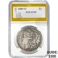 1884-O Morgan Dollar PGA XF40