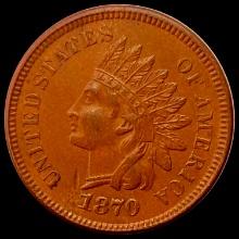 1870 Indian Head Cent CHOICE AU