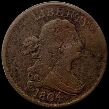 1804 Draped Bust Half Cent LIGHTLY CIRCULATED