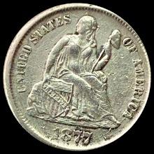 1877-CC Seated Liberty Dime CLOSELY UNCIRCULATED