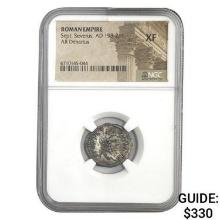 Roman Sept. Severus, AD 193-211 Silver Denarius NGC