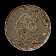 1859 Seated Liberty Half Dime ABOUT UNCIRCULATED