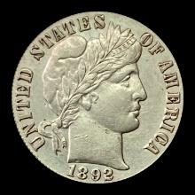 1892-O Barber Dime CLOSELY UNCIRCULATED