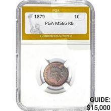 1879 Indian Head Cent PGA MS66 RB