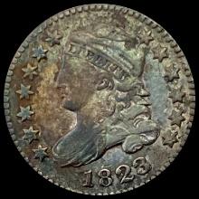 1823 Capped Bust Dime NEARLY UNCIRCULATED