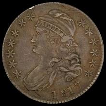 1817 Capped Bust Half Dollar LIGHTLY CIRCULATED