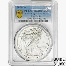 2020-W Silver Eagle PCGS PR69 DCAM